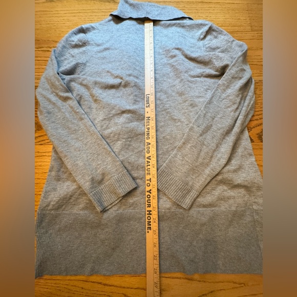 RETRO-ology Women’s Size XL Gray Open Cardigan Lightweight Casual‎ Comfy - Picture 3 of 7